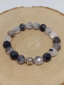 Sirius Serisi Rutil Kuvars Taşı 10mm Unisex Bileklik (52926) - 5