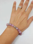 Sirius Serisi Madagaskar Pembe Kuvars Taşı 10mm Unisex Bileklik (52928) thumbnail 4
