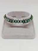 Aventurin Taşı Rondela Kesim Makrome Tasarım Unisex Bileklik (49330) thumbnail 4