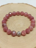 Sirius Serisi Çilek Kuvars Taşı 10mm Unisex Bileklik (52922) thumbnail 5