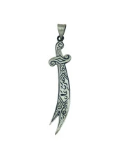 925 Gümüş Zülfikar Kolye Ucu Uç thumbnail 1