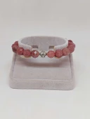 Sirius Serisi Çilek Kuvars Taşı 10mm Unisex Bileklik (52922) thumbnail 2