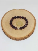 Sirius Serisi Lal (Granat) (Garnet) Taşı 10mm Unisex Bileklik (52918) thumbnail 3