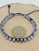 Ay Taşı Rondela Kesim Makrome Tasarım Unisex Bileklik (49356) thumbnail 3