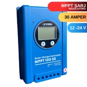 Lexron 30 Amper 12V -24V Mppt Solar Şarj Kontrol Cihazı 30A - 1