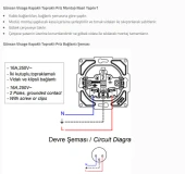 Günsan Visage Beyaz Topraklı Priz Çerçevesiz - 3