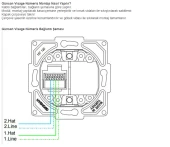 Günsan Visage Beyaz Telefon Prizi (CAT3) Çerçevesiz thumbnail 2