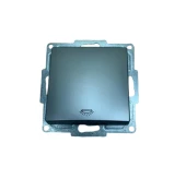 Günsan Visage Ambiance Gümüş Zil Butonu Çerçevesiz thumbnail 2