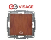 Günsan Visage Amazon Ceviz Zil Butonu Çerçevesiz - 1