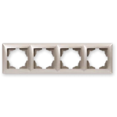 Günsan Visage Ambiance Metalik Bej 4 Lü Çerçeve - 1