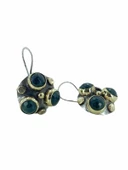 El İşçiliği Yeşim Taş Otantik Özel Tasarım Gümüş Set Takım thumbnail 3