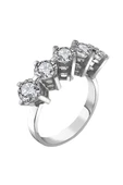Orijinal Swarovski Pırlanta Modeli Beştaş 925 Gümüş Yüzük thumbnail 1