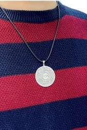 Ayetel Kürsi İçine İsminiz Yazılı Madalyon Dualı 925 Gümüş Kolye thumbnail 4