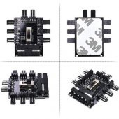 PrimeX PX-4336 3 Pin Girişli 8 Port Fan Çoklayıcı Kart - 4