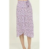 Lila Bağlamalı Dokuma Kadın Etek - 2