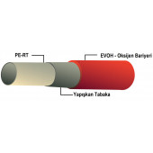 Nano Pe-rt Oksijen Bariyerli 5 Katmanlı Yerden Isıtma Borusu 16x2mm thumbnail 2