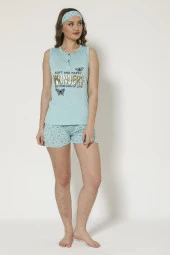 Kadın Şort Pijama Takımı 2286 - 5
