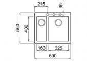 TEKA FORSQUARE 590 TG BEYAZ GRANİT EVYE - 2