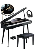 Maxword JAMMY Yüksek Kaliteli Hammer Action 88 Tuşlu Dijital Piyano (Siyah) thumbnail 5