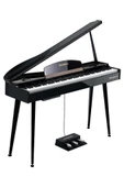 Maxword JAMMY Yüksek Kaliteli Hammer Action 88 Tuşlu Dijital Piyano (Siyah) thumbnail 2