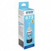 Epson T673 Açık Mavi Orjinal Şişe Mürekkep Kartuş C13T67354A - 1