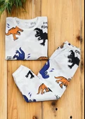 Dinazorlu Erkek Bebek Pijama Takım - 2