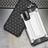 KNY Xiaomi Redmi Note 9 4G Kılıf Çift Katmanlı Armour Case Mavi - 2