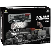Classic Steam Kumandalı 2,4 Ghz Pilli Tren Seti 30 Parça 1613G - 8
