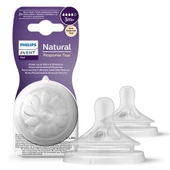 Philips Avent Natural Response 2'li Biberon Emziği, 4 Numara, 3 Ay+ - 1