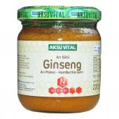 Aksu Vital Ginseng Arı Sütü Arı Poleni Bal Karışımı 220 Gr Ücretsiz Kargo - 1