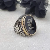 Gümüş Kişiye Özel İsimli Erkek Yüzük thumbnail 4