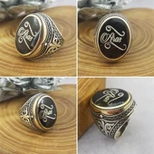 Gümüş Kişiye Özel İsimli Erkek Yüzük thumbnail 6