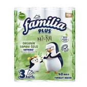FAMİLİA PLUS 40 RULO TUVALET KAĞIDI NATUREL - 1
