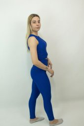 Senall Brezilya Crop Tayt Atlet Takım Lacivert - 2