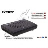 Everest SG-1400 Ethernet 4 Port Bridge Uyumlu Adsl 2/2+ Router / Modem - 2