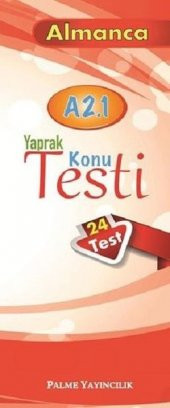Palme Yaprak Test Almanca Konu A2.1 - 1