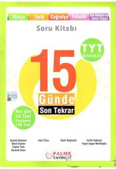 Palme Yayınevi YKS TYT Öncesi 15 Günde Son Tekrar Soru Kitabı - 1