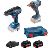 Bosch Gdx 180+GSR18V-50 (2×5.0AH) 0 615 990 N3F Akülü Set - 1