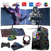 i5 14400F 16GB DDR4 512GB m2 8GB RX580 Çift 24" Monitörlü Oyun Bilgisayarı (Gaming SET) thumbnail 1