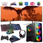 i7 13700F 16GB DDR4 512GB m2 12GB RTX3060 Çift 24" Monitörlü Oyun Bilgisayarı (Gaming SET) thumbnail 1
