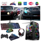 i7 14700F 32GB DDR4 1TB M2 6GB RTX3050 Çift 24" Monitörlü Oyun Bilgisayarı (Gaming SET) thumbnail 1