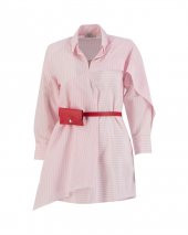 Pembe Kemerli Gömlek Tunik - 5