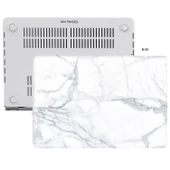 Macbook Pro Kılıf 13inç M1-M2, Mermer06NL (Type-c'li Model)A2338 A2289 A2251 A1706-08 A1989 A2159 ile Uyumlu - 4