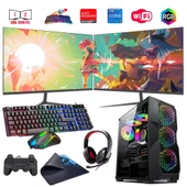 i7 14700F 32GB DDR4 1TB M2 8GB RX580 Çift 24" Monitörlü Oyun Bilgisayarı (Gaming SET) thumbnail 1