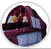 Holmer Kids Eurostyle Oyun Parkı Park Yatak 60x120cm Mürdüm thumbnail 4