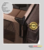 HOLMER Coolstyle (Deluxe Kumaş) Premium Cibinlikli Dönenceli Anne Yanı/Oyun Parkı/Park Yatak 70x110cm Bej thumbnail 8