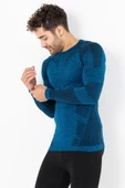 MioFit Erkek Active Sportive Uzun Kollu Dikişsiz Spor Tişört - 5