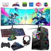 i5 14400F 16GB DDR4 512GB m2 6GB RTX3050 Çift 24" Monitörlü Oyun Bilgisayarı (Gaming SET) thumbnail 1