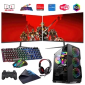 i5 13400F 16GB DDR4 512GB m2 8GB RX580 Çift 24" Monitörlü Oyun Bilgisayarı (Gaming SET) thumbnail 1
