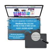 Macbook Pro Kılıf 13inç M1-M2, Mermer10NL (Type-c'li Model)A2338 A2289 A2251 A1706-08 A1989 A2159 ile Uyumlu thumbnail 2